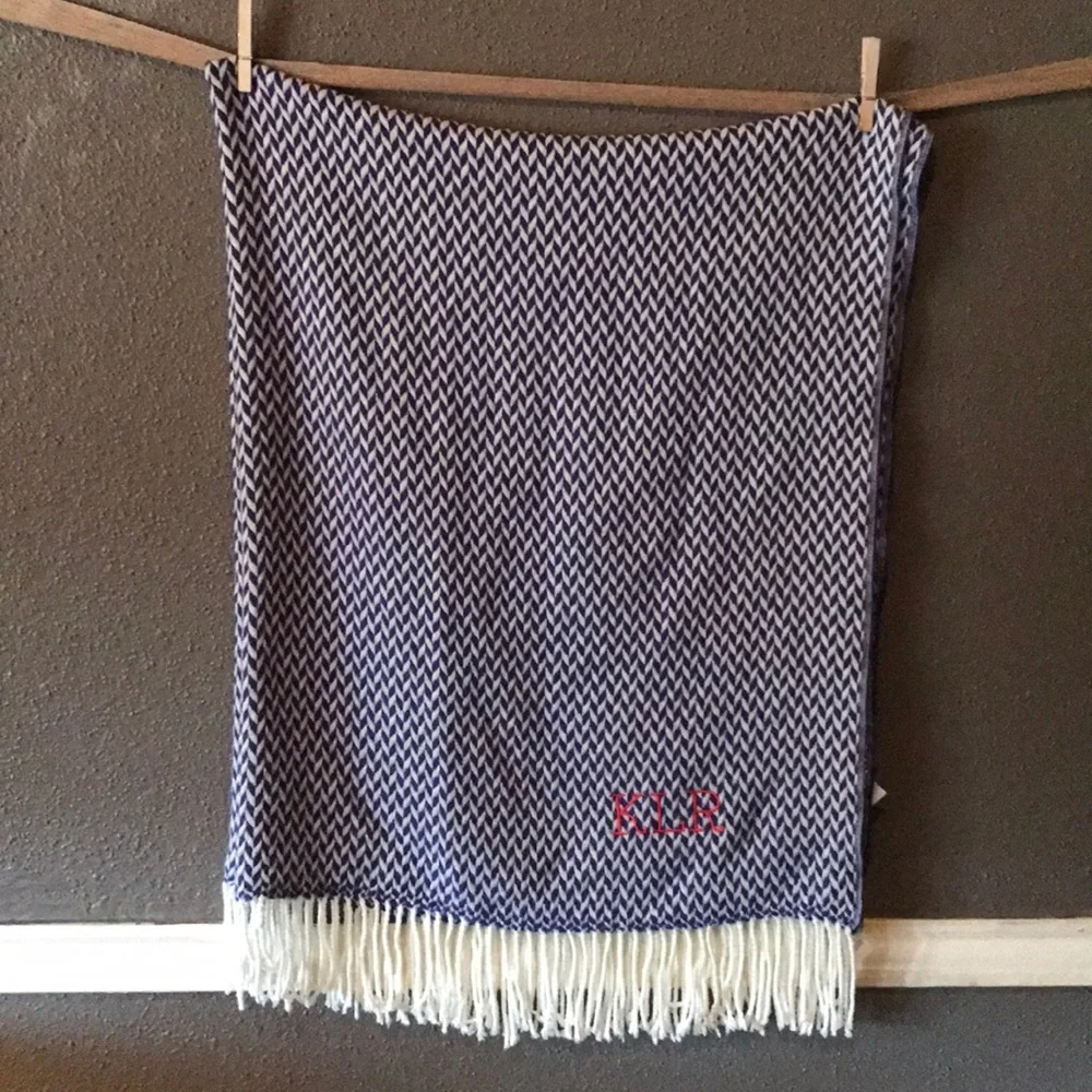 West Elm Warmest Throw Arrow Jacquard